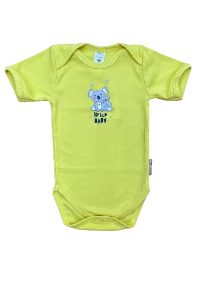 Боди унисекс Bambinelli р.68 желтый Б300-7 