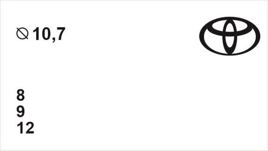 Крепеж (молдингов и порогов) Romix (80104)