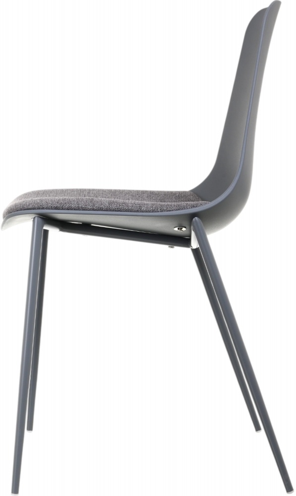 Стул обеденный Slim soft / темно-серый
