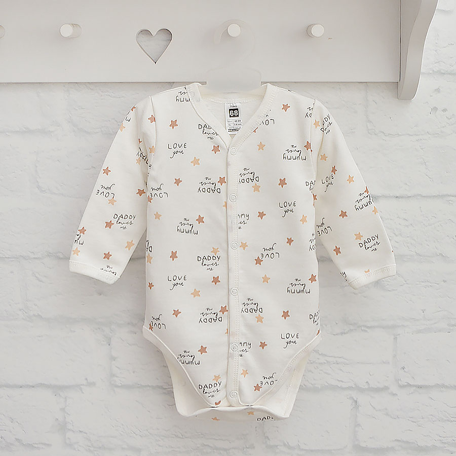 Боди детское унисекс Blanka Звездочка р.56-62 бежевый 110863