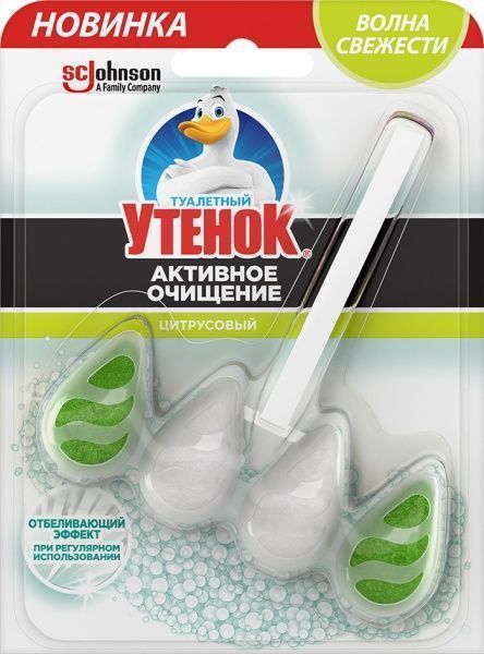 Туалетний блок Туалетный утенок Цитрусовий 38,6 г 