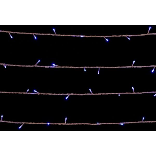 Гирлянда линейная LED 300 ламп 30 м голубая