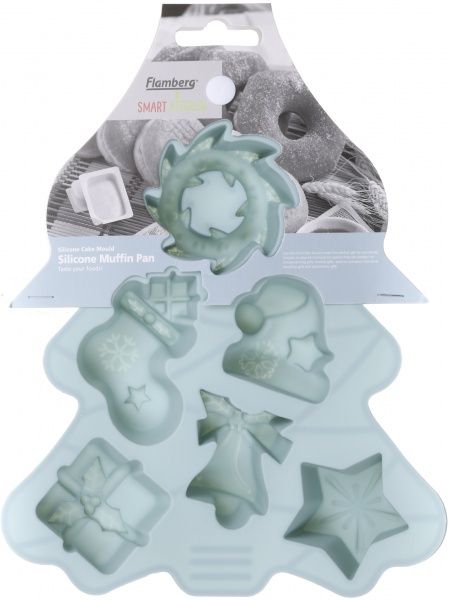 Форма для кексів Ялинка 25.5х21х3 см 51618445 Flamberg Smart Kitchen