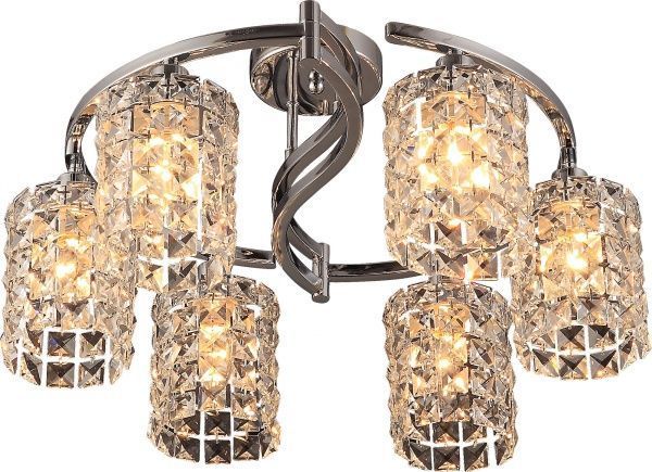 Люстра потолочная Altalusse 6x40 Вт E14 хром INL-1130C-06 