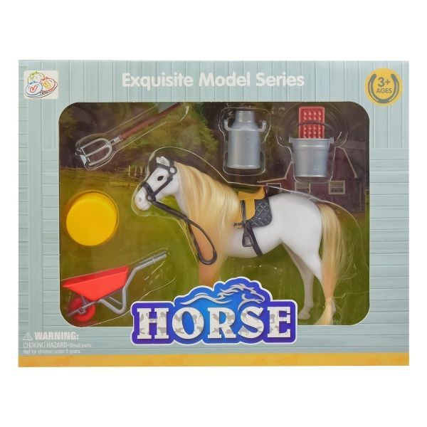 Фигурка Лошадь 1228B с аксессуарами (в ассортименте) 