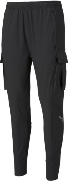 Штани Puma RUN WOVEN CARGO PANT 52086401 р. S чорний