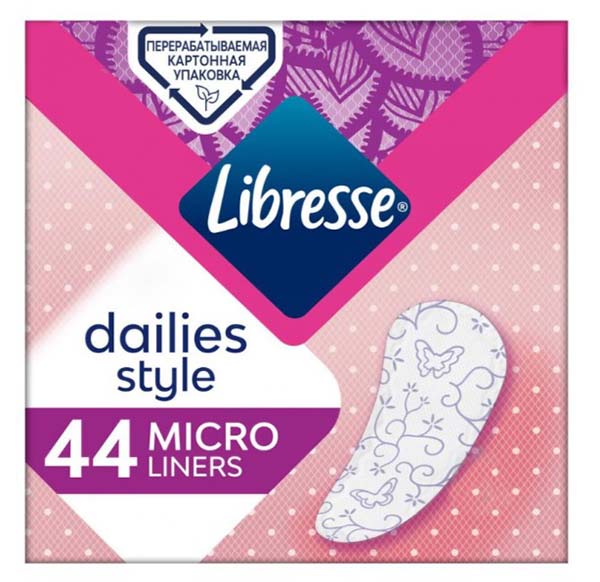 Прокладки ежедневные Libresse Dailies Style 44 шт.