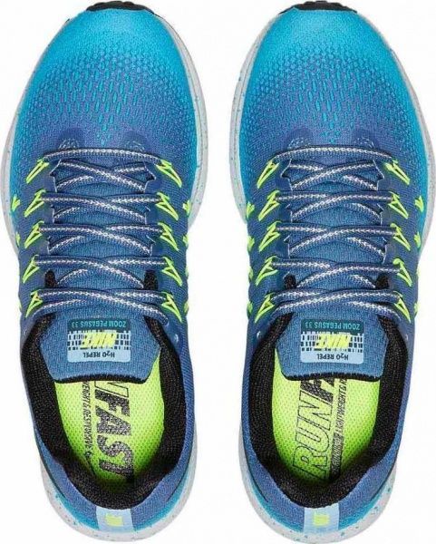 Кроссовки Nike Air Zoom Pegasus 33 Shield Womens Running Sneakers Shoes 849567-400 р.9,5 синий