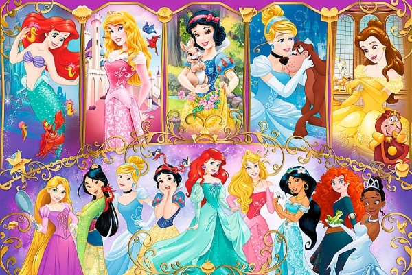 Пазлы Trefl Портреты принцесс 15407