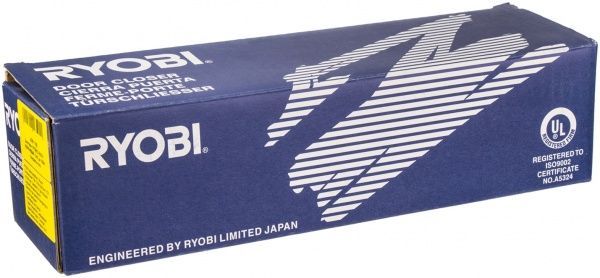 Доводчик дверний RYOBI D-2055V BC срібний 100 кг