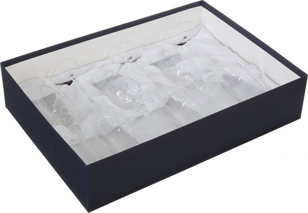 Набор бокалов для шампанского Contessa Perla 240 мл 6 шт. Vema