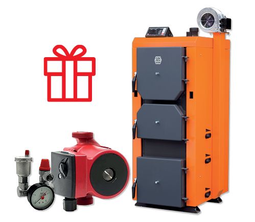 Котел твердопаливний Донтерм КОТ-13 Тurbo
