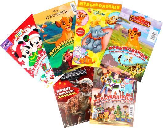 Раскраска «Disney 5 раскрасок + 1 в подарок классика (набор в папке)» 978-966-943-465-4