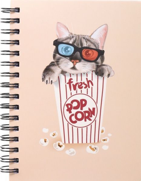 Блокнот Сучасні коти у кіно 10,5x14,5 см