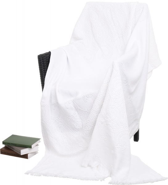 Плед Aveiro 130x170 см белый La Nuit 