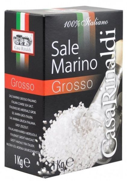 Соль морская крупная 100% Italiano 1000 г Casa Rinaldi