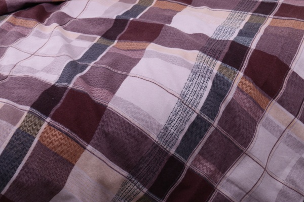 Підковдра Клітинка бежева (фланель) 200x220 см La Nuit 