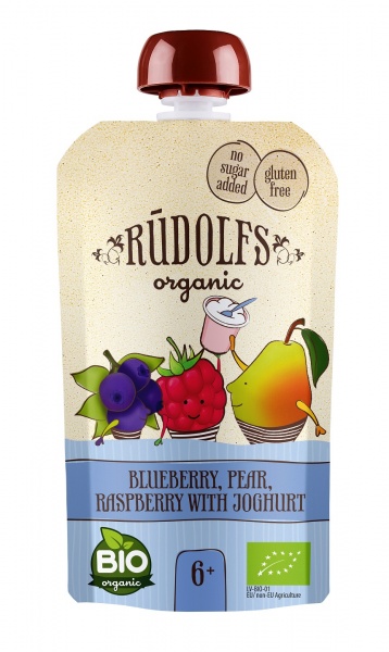 Пюре Rudolfs ФРУКТИ З ЙОГУРТОМ 