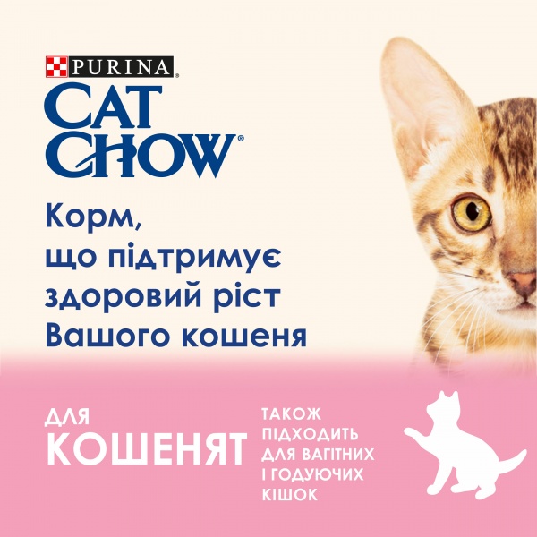 Консерва для кошенят Cat Chow шматочки у підливці з ягням та цукіні 85 г