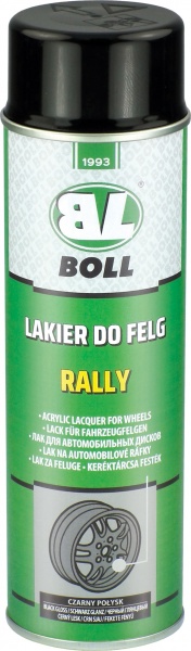 Краска аэрозольная для дисков глянцевая черная BOLL 500 мл