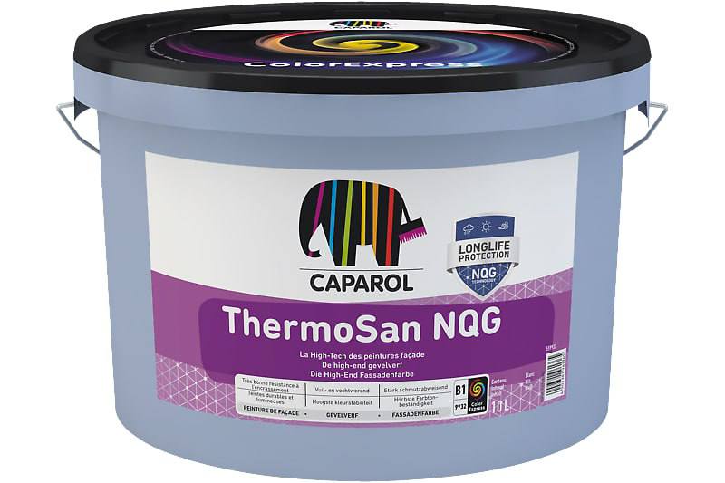 Фарба фасадна силіконова Caparol ThermoSan NQG В1 мат 12,5л 18,75кг