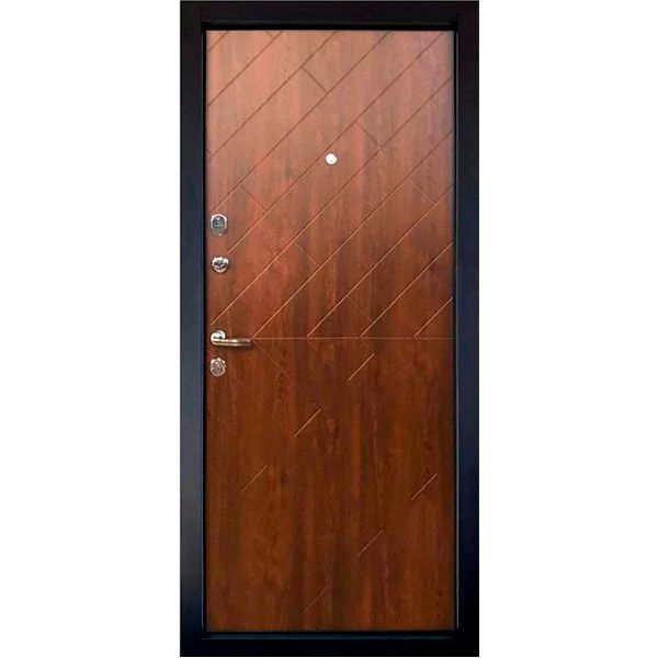 Двері вхідні Міністерство дверей КС-234 (вулиця) дуб темний 2050х860мм ліві