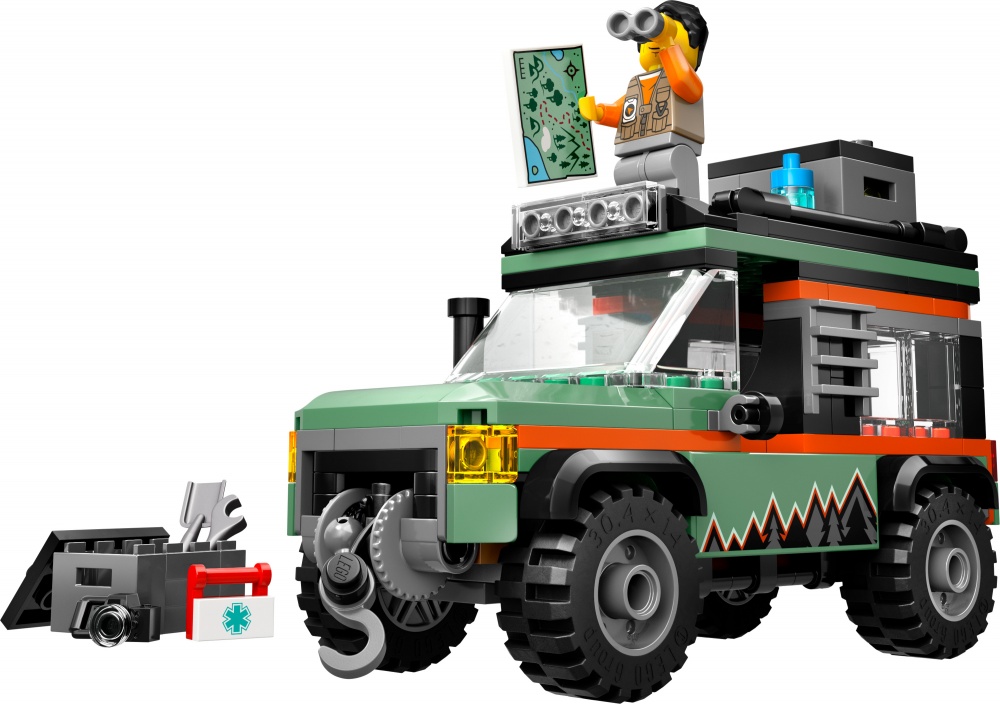 Конструктор LEGO City Позашляхова гірська вантажівка 4x4 60447