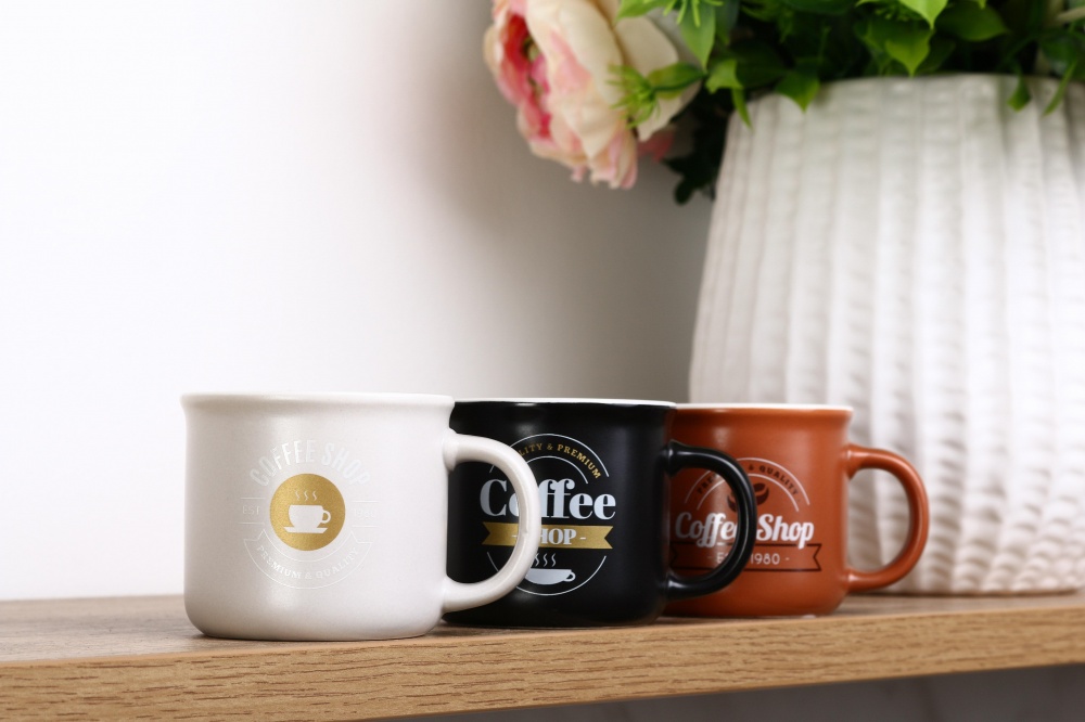 Чашка Fiora Coffee Shop brown 100 мл