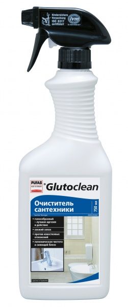 Средство Glutoclean Очиститель сантехники 0,75 л