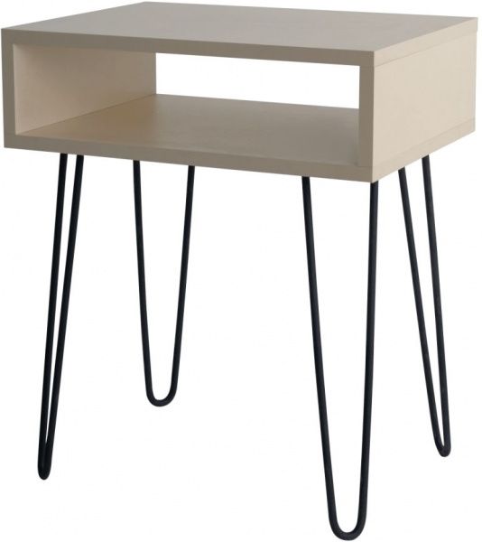 Тумба приліжкова Woodville Токіо чорний 