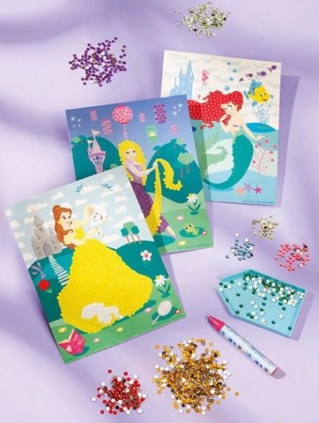 Набор для творчества Totum Бриллиантовая аппликация. Принцессы Диснея 44227