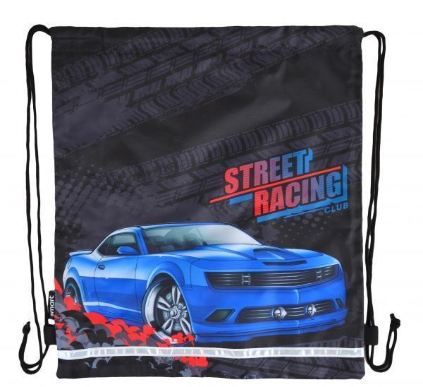 Сумка-мішок Smart SB-01 Street racing 40x35 см карамельне яблуко (555347) 