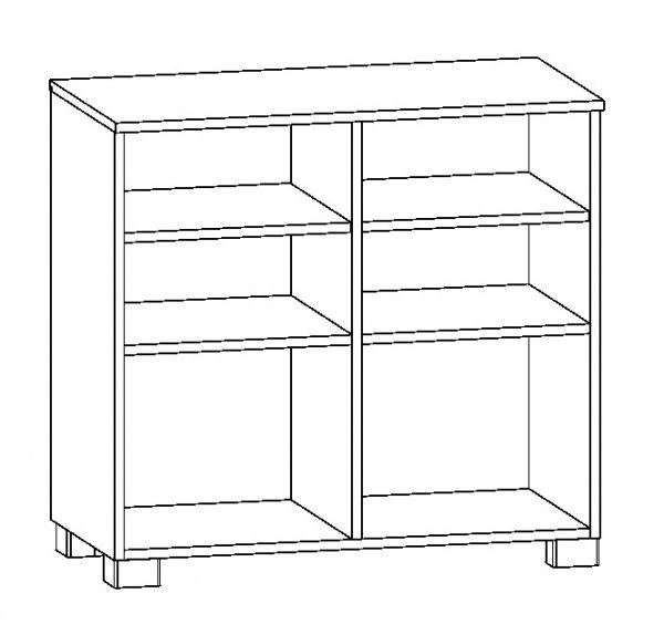 Тумба Санти Мебель Х-Скаут Х-18 белый матовый / графит 
