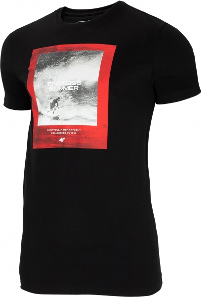 Футболка 4F H4L21-TSM028-20S р.S черный