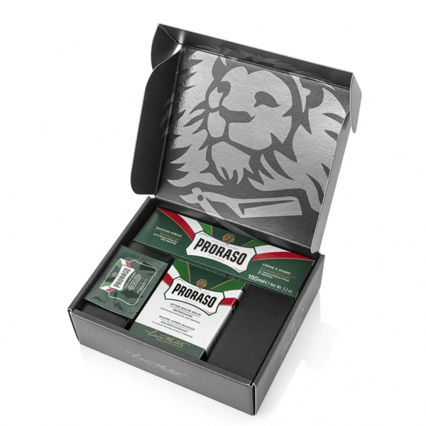 Набір подарунковий для чоловіків Proraso Duo Pack Tube + Balm Refreshing