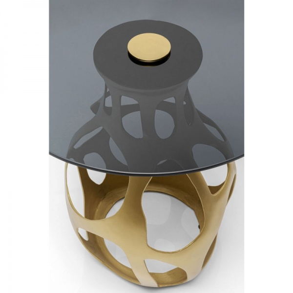 Стол декоративный KARE Design Volcano gold 60x60x60 см (86384) 