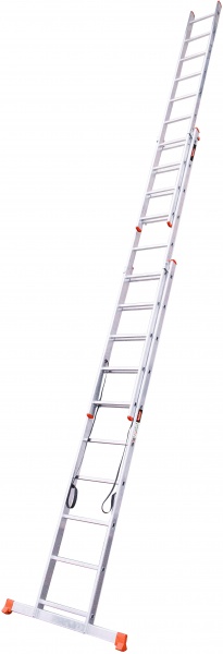 Драбина 3-секційна універсальна BauGut Meister 3T 3х10