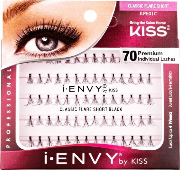 Накладные ресницы Kiss Классика (KPE01С) клей KPE01C 