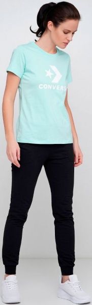 Футболка Converse STAR CHEVRON TEE 10018569-316 S бирюзовый