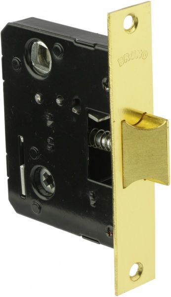 Замок врезной с ручками  BRUNO 910K6 WC 50 мм черный никель/