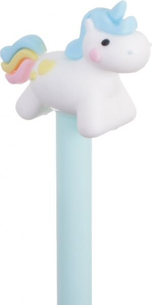 Ручка шариковая «Единорог голубая радуга» 