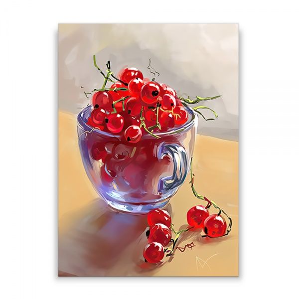 Репродукция Клаcсика Красная смородина 48x67 см 