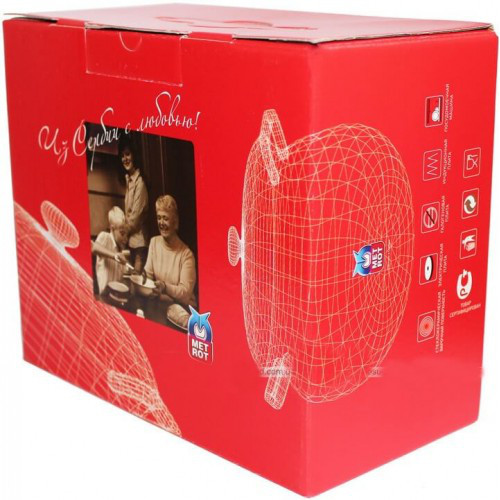 Каструля емальована 