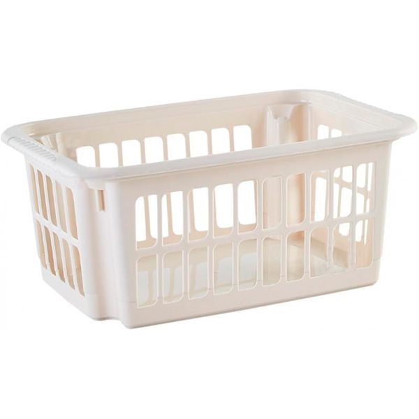 Корзина пластиковая Алеана 122058 165x256x388 мм белая роза