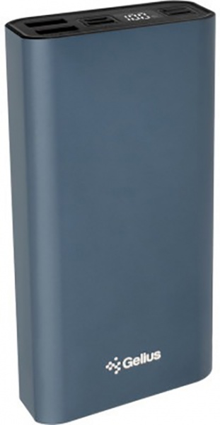 Зовнішній акумулятор (Powerbank) Gelius Pro Edge 20000 m/Ah blue PD GP-PB20-210 