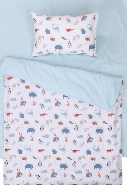 Комплект постельного белья NANTONG розовый с рисунком