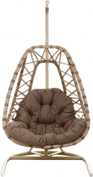 Кресло-кокон Феникс плетение зигзаг пробка