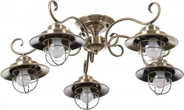 Люстра Arte Lamp A4579PL-5WG 6x60 Вт E27 античная бронза Lanterna 
