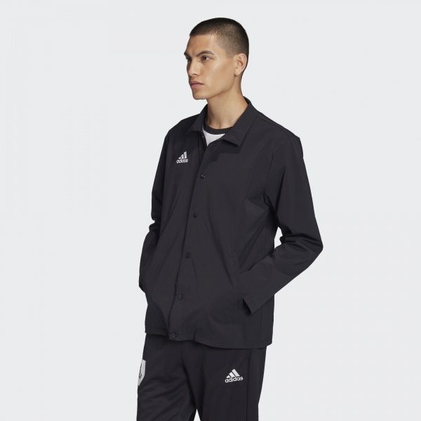 Джемпер Adidas TAN COACH JKT FJ6320 р. M чорний