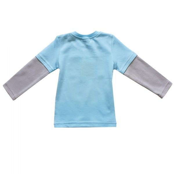 Футболка для мальчиков для мальчиков Colibri р.74 голубой B4072 